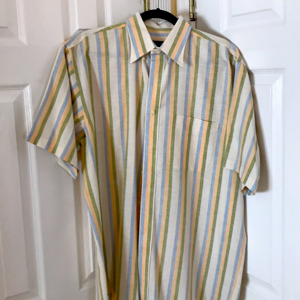 Men’s Short Sleeve Shirt. 100% Linen